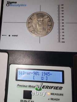 China 1907 God Of Longevity Silver Dollar Coin Sigma Tested #8881 Qing