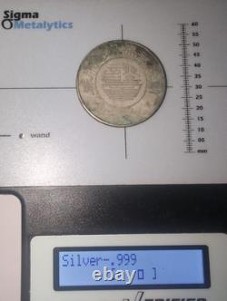 China 1927 Sun Yat-Sen Silver Dollar Coin Sigma Tested #CHI02 Hang Zhou