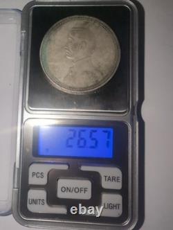 China 1927 Sun Yat-Sen Silver Dollar Coin Sigma Tested #CHI02 Hang Zhou