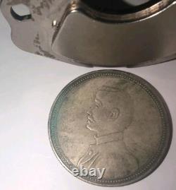 China 1927 Sun Yat-Sen Silver Dollar Coin Sigma Tested #CHI02 Hang Zhou