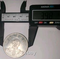 China 1927 Zhang Zuolin Silver Dollar Coin Sigma Tested #OC02
