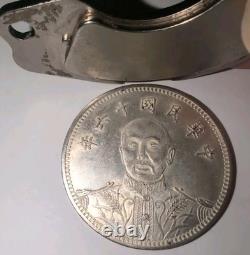 China 1927 Zhang Zuolin Silver Dollar Coin Sigma Tested #OC02