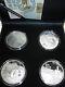 China 2013 One Set (4 Pieces Of 1oz Silver Coins) World Heritage Huangshan