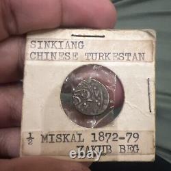 China Sinkiang 5 Fen (1/2 Miscal) 1872-1879 Amazing Mint Condition