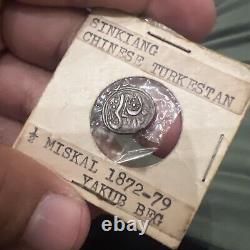 China Sinkiang 5 Fen (1/2 Miscal) 1872-1879 Amazing Mint Condition