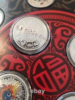 Chines Commemorative Silver Medal Of Twelve Chinese Zodiacs Set