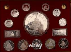 Chinese Commemorative Gold & Silver Plated Coin Set 2010 Year Of The Tiger