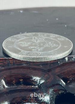 Chinese Pure Silver Coin w Qing Dynasty Guanxu Period