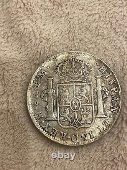 Chopmarks 1799 Spanish Mexico Silver 8 Reales Spanish Colonial Dollar authentic