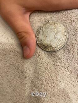 Chopmarks 1799 Spanish Mexico Silver 8 Reales Spanish Colonial Dollar authentic