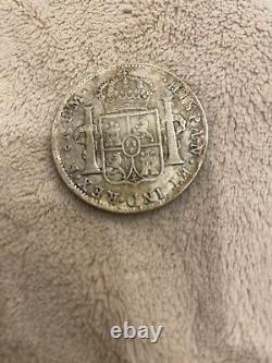 Chopmarks 1799 Spanish Mexico Silver 8 Reales Spanish Colonial Dollar authentic