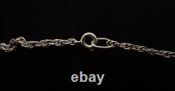 Coin Necklace, Three Pence Six Pence One Shilling And Half Crown, 72 Grams