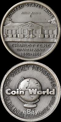 Coin World Mint Marks of the United States Medallic Arts Medal Set 7pcs Silver