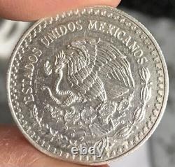 Coins De Mexico, Circulated Lot Of 5, 720.999 Silver, 1944-1995, Cool Lot