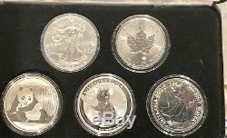 Coins of the World Canada, USA, china, Australia & Great Britain 2015