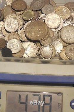 Collection Bulk Silver World Coins Various Types and Dates
