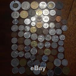 Collection Coins from Around the World Extinct Currency, RARE Coins Silver & mor