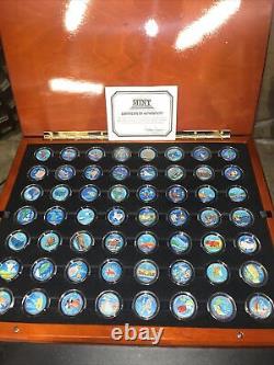 Collection Of 48 Authentic (Silver) Colored Quarters