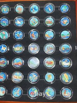 Collection Of 48 Authentic (Silver) Colored Quarters