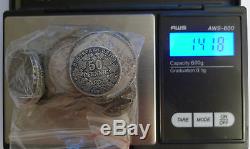 Collection Of Silver World Coin Over 140 Grams Coins In Nice Condition