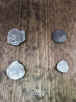 Concepcion Shipwreck Spanish Silver 4 Coin Set 1641