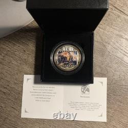 Cook Islands $20 2013 Delacroix Teugene Liberty Leading the People 3 oz Silver