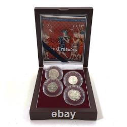 Crusades Four Silver Coin Boxed Collection