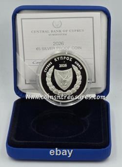 Cyprus 2026 Silver Proof coin Rigainas Castles