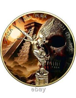 DEAD MAYAN EMPIRE Libertad 1 Oz Silver Coin Mexico 2023