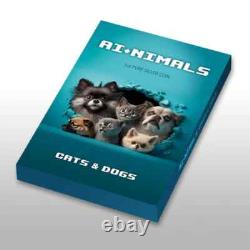 DJ CAT AI-NIMALS 1 Oz Silver Coin 1000 Francs Cameroon 2025