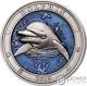 Dolphin Underwater World 3 Oz Silver Coin 5$ Barbados 2019