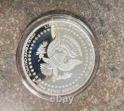 Danbury Mint Presidents Silver Commemoratives Display Case withJohn F Kennedy Coin