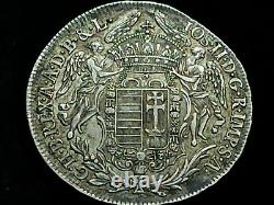 Detailed 1783 B Madona and Christ Hungarian Silver 1/2 Thaler