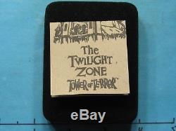 Disney World Twilight Zone Tower Of Terror 1994 Opening 999 Silver Coin Coa Case