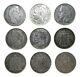 #e0905 France Job Lot Of French Silver Coins 1841 1875 222 G Full Silver