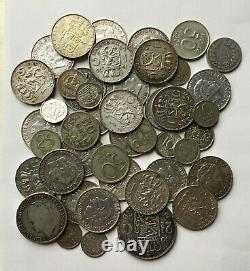 #E9902 231 g of full Silver coins Netherlands, Sweden & Netherlands Antilles