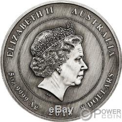 END OF WORLD WAR I 100th Anniversary 5 Oz Silver Coin 8$ Australia 2018