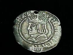 Early Hammered 1479 1516 Ferdinand II Silver Groat Barcelona