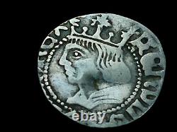 Early Hammered 1479 1516 Ferdinand II Spanish Silver Groat