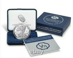End Of World War II 75th Anniversary Silver Proof Coin
