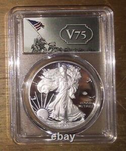 End of World War II 75th Anniversary American Eagle Silver Proof Coin PCGS PR 70