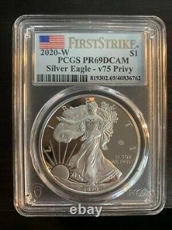 End of World War II 75th Anniversary American Eagle Silver Proof Coin PR69 Grade