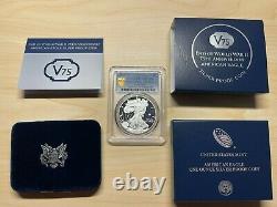 End of World War II 75th Anniversary American Eagle Silver Proof Coin PR70