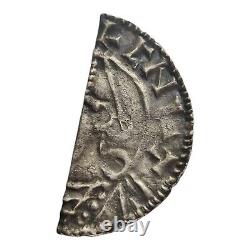 England Cnut the Great Silver Half Penny S-1158 (1024-30 AD) Hammered Coin 15I