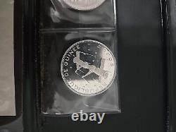 Equatorial Guinee 1958 Rare 3 Silver Coin Set With GOA 1000/1000