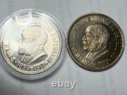 Esperanto Set 25 Steloj coins Both Types 1965 (CN) & 1959 (Silver) Rare
