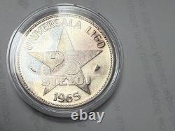 Esperanto Set 25 Steloj coins Both Types 1965 (CN) & 1959 (Silver) Rare