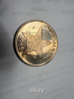 Esperanto Set 25 Steloj coins Both Types 1965 (CN) & 1959 (Silver) Rare