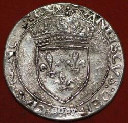Europian Medieval France 1/8 Ecu Silver coin