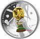 Fifa-world Cup 4 X 1 Oz Silver Proof Four-coin Set Russia 2018